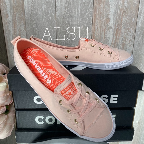 Converse Ctas Ballet Lace Slip Washed Coral W - Picture 6 of 8